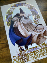Load image into Gallery viewer, Qifrey &amp; Olruggio Gold Foil Print
