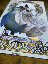 Load image into Gallery viewer, Qifrey &amp; Olruggio Gold Foil Print
