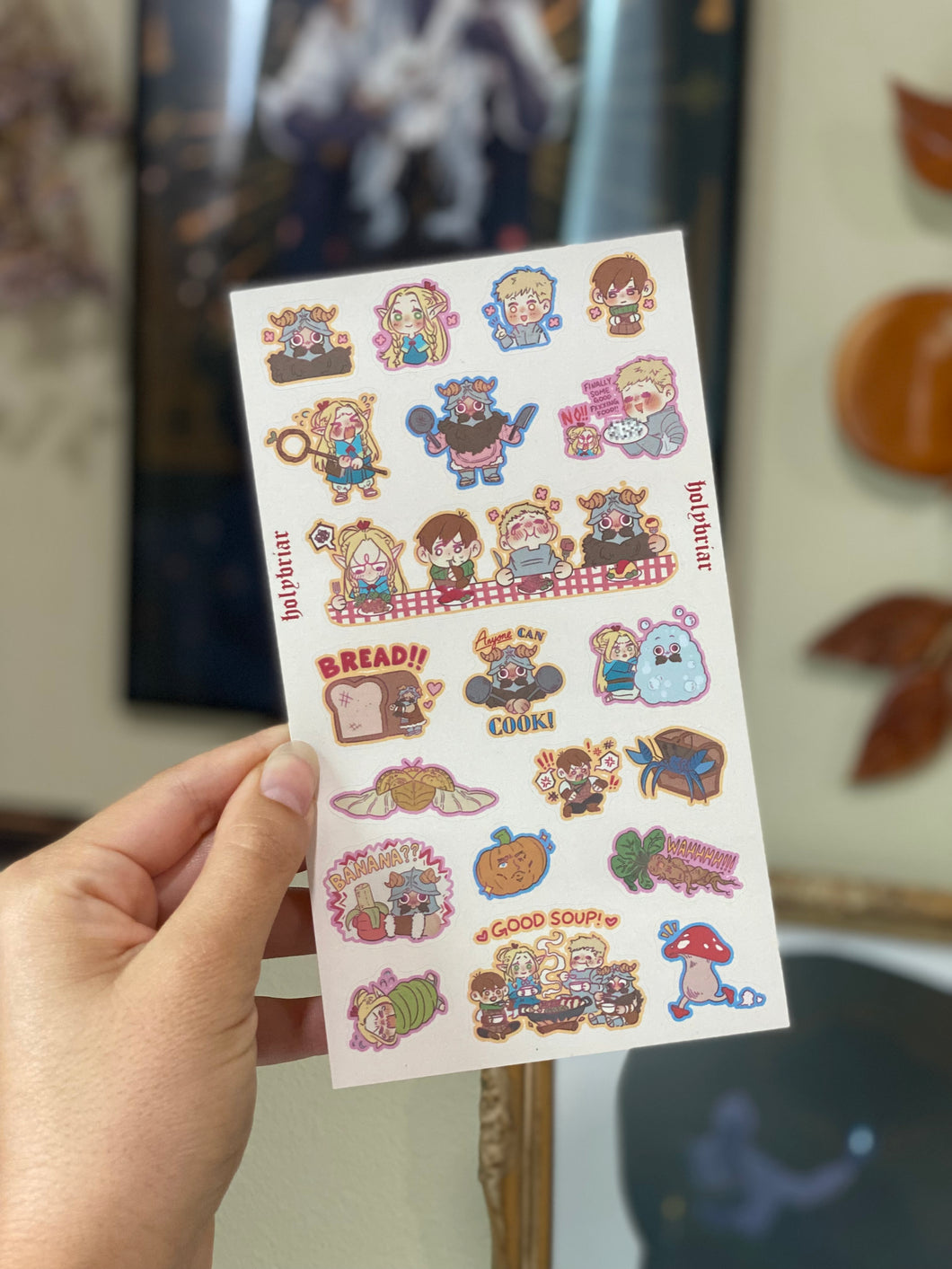 Dungeon Meshi Sticker Sheet