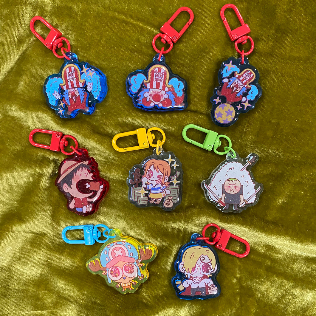 Silly One Piece Charms