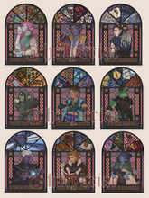 Load image into Gallery viewer, Mighty Nein Stained Glass Charms
