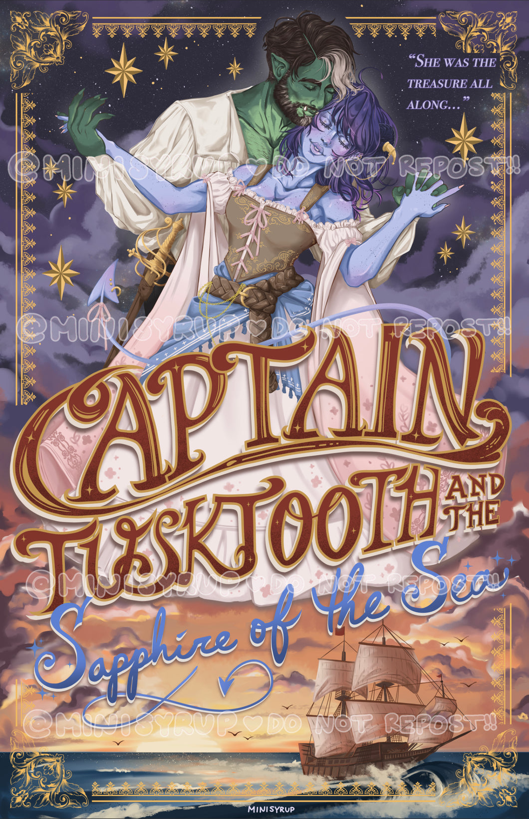 'Captain Tusktooth' Print